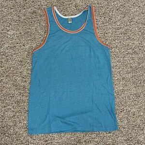 Blue and Orange Tank Top
